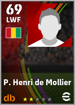 P. Henri de Mollier eFootball player card