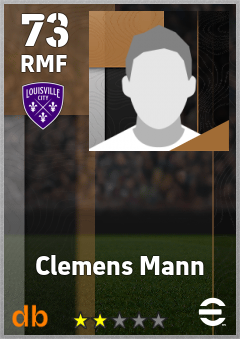 Clemens Mann — RMF, OVR 73, MAX 73