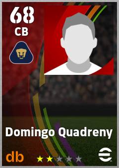 Domingo Quadreny — CB, OVR 68, MAX 68