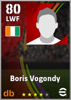 Boris Vogondy — LWF, OVR 80, MAX 80