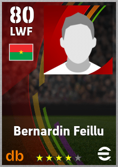 Bernardin Feillu — LWF, OVR 80, MAX 80