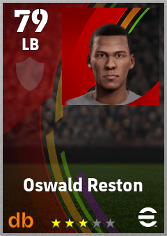 Oswald Reston — LB, OVR 79, MAX 79