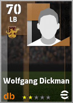 Wolfgang Dickman eFootball player card