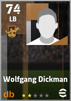 Wolfgang Dickman — LB, OVR 74, MAX 74