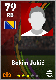 Bekim Jukić — RB, OVR 79, MAX 79
