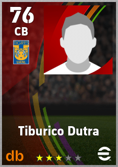 Tiburico Dutra — CB, OVR 76, MAX 76