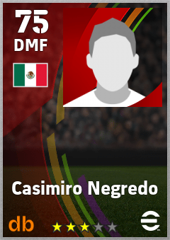 Casimiro Negredo eFootball player card