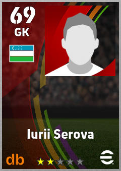 Iurii Serova eFootball player card