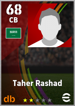 Taher Rashad eFootball player card