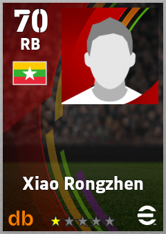 Xiao Rongzhen — RB, OVR 70, MAX 70
