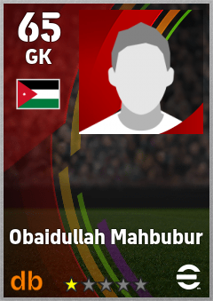 Obaidullah Mahbubur eFootball player card