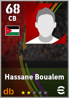 Hassane Boualem eFootball player card