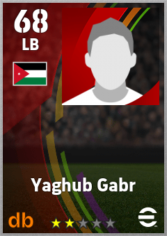 Yaghub Gabr eFootball player card