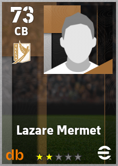 Lazare Mermet — CB, OVR 73, MAX 73