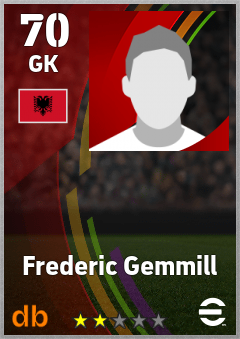 Frederic Gemmill eFootball player card