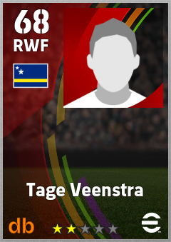 Tage Veenstra eFootball player card