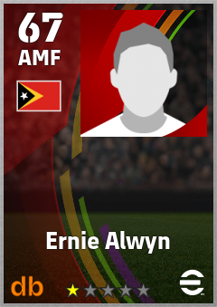 Ernie Alwyn — AMF, OVR 67, MAX 67