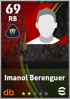 Imanol Berenguer — RB, OVR 69, MAX 69