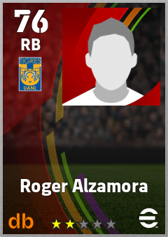 Roger Alzamora — RB, OVR 76, MAX 76