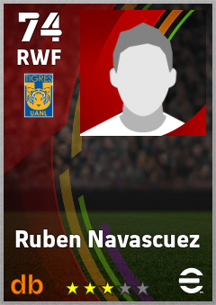 Ruben Navascuez — RWF, OVR 74, MAX 74
