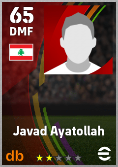 Javad Ayatollah — DMF, OVR 65, MAX 65