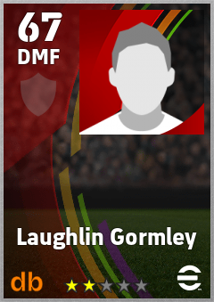 Laughlin Gormley — DMF, OVR 67, MAX 67