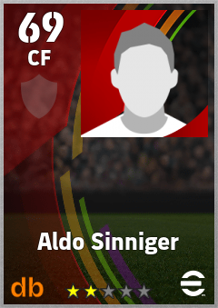 Aldo Sinniger — CF, OVR 69, MAX 69