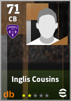 Inglis Cousins — CB, OVR 71, MAX 71