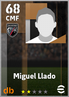 Miguel Llado — CMF, OVR 68, MAX 68