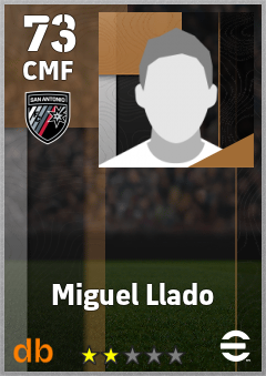 Miguel Llado — CMF, OVR 73, MAX 73