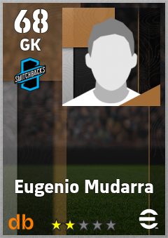 Eugenio Mudarra — GK, OVR 68, MAX 68
