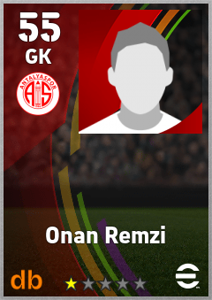 Onan Remzi — GK, OVR 55, MAX 55