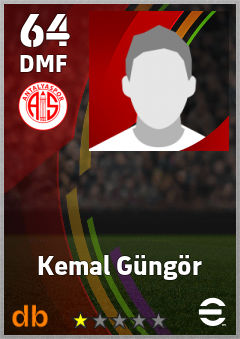 Kemal Güngör — DMF, OVR 64, MAX 64