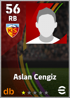 Aslan Cengiz — RB, OVR 56, MAX 56
