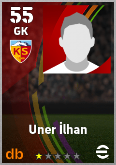 Uner İlhan — GK, OVR 55, MAX 55
