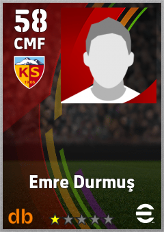 Emre Durmuş — CMF, OVR 58, MAX 58