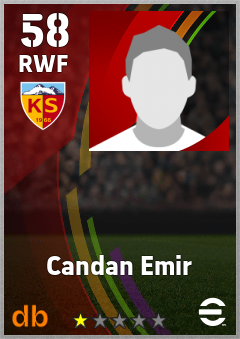 Candan Emir — RWF, OVR 58, MAX 58