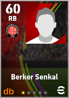 Berker Senkal — RB, OVR 60, MAX 60