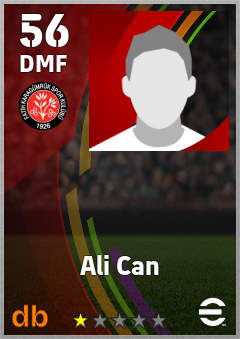Ali Can — DMF, OVR 56, MAX 56