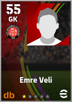 Emre Veli — GK, OVR 55, MAX 55