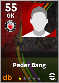Peder Bang — GK, OVR 55, MAX 55