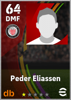 Peder Eliassen — DMF, OVR 64, MAX 64