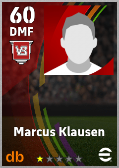 Marcus Klausen — DMF, OVR 60, MAX 60
