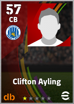 Clifton Ayling — CB, OVR 57, MAX 57