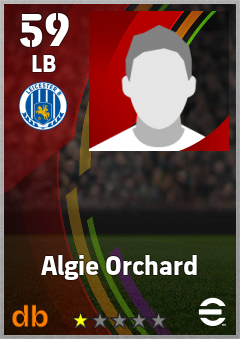 Algie Orchard — LB, OVR 59, MAX 59