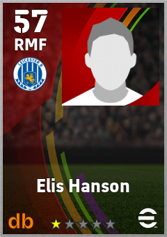 Elis Hanson — RMF, OVR 57, MAX 57