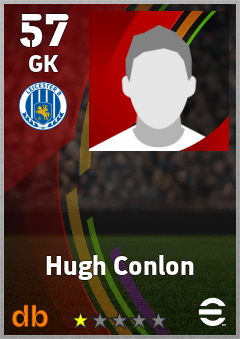 Hugh Conlon — GK, OVR 57, MAX 57