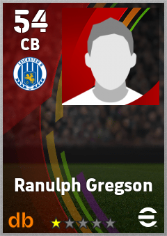 Ranulph Gregson — CB, OVR 54, MAX 54
