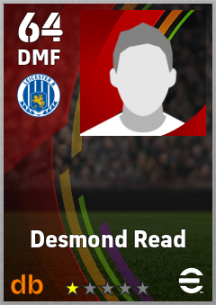 Desmond Read — DMF, OVR 64, MAX 64