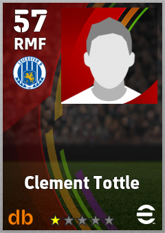 Clement Tottle — RMF, OVR 57, MAX 57